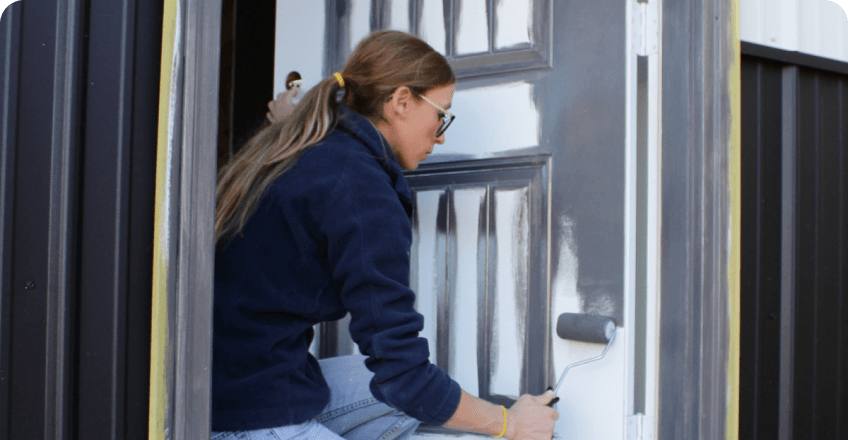 Exterior Door Painting