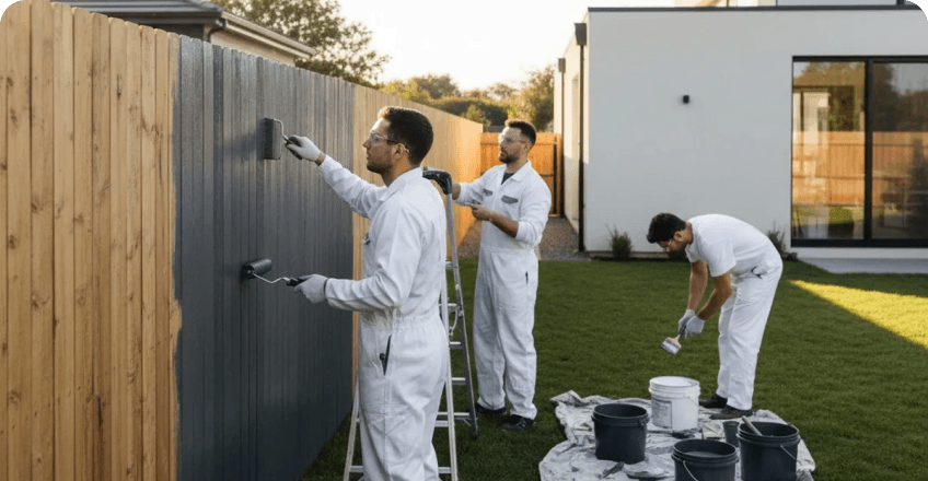 Fence Painting & Staining — Sarasota, FL